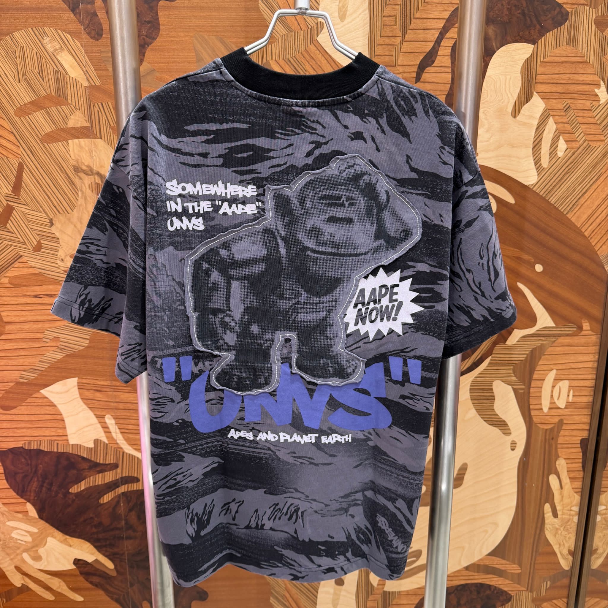 AAPE OVERSIZE fit AAPEUNVS graphic tee (1880) 寬鬆版
