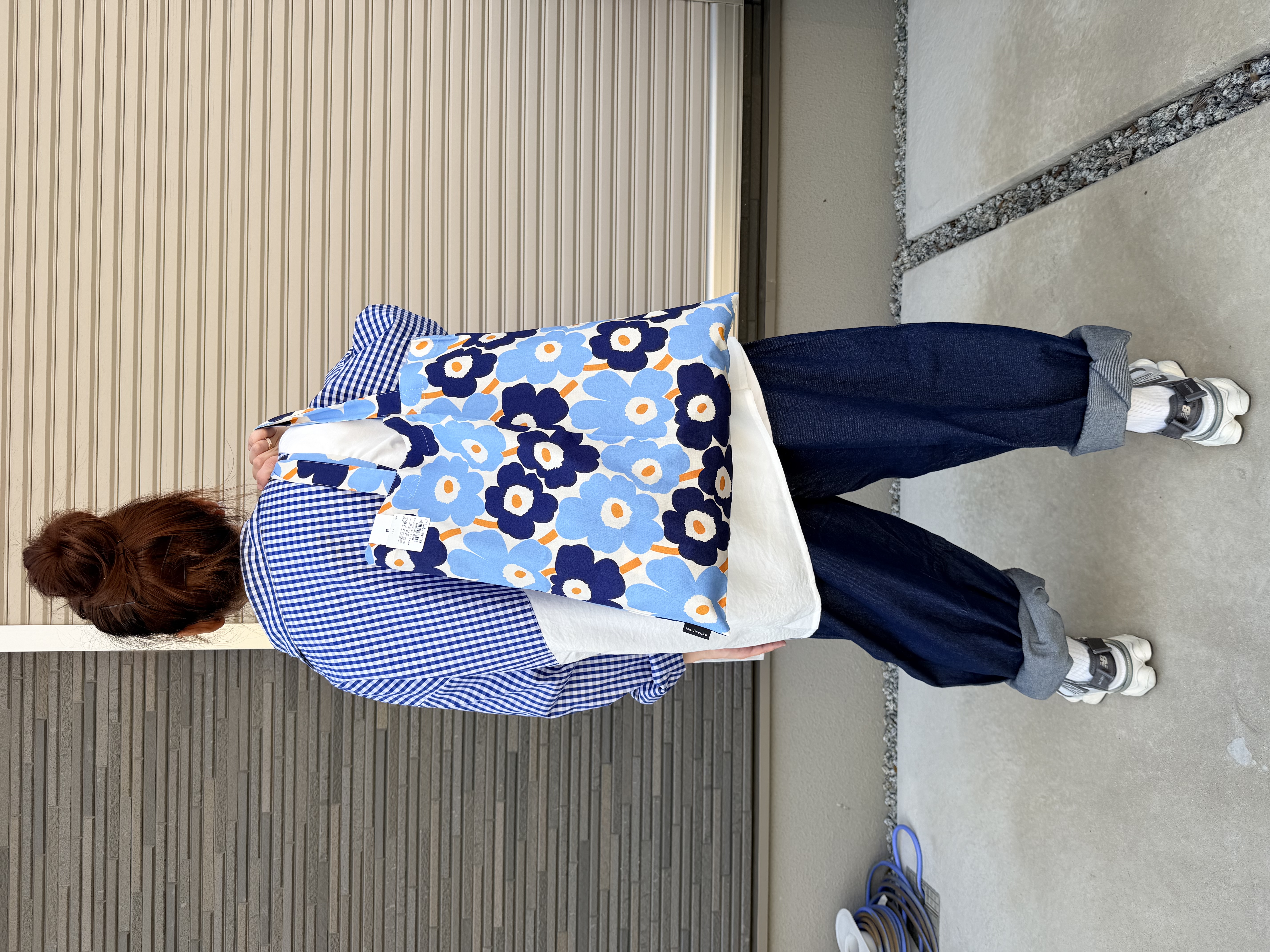 日本拼款格仔衫| Marimekko tote bag