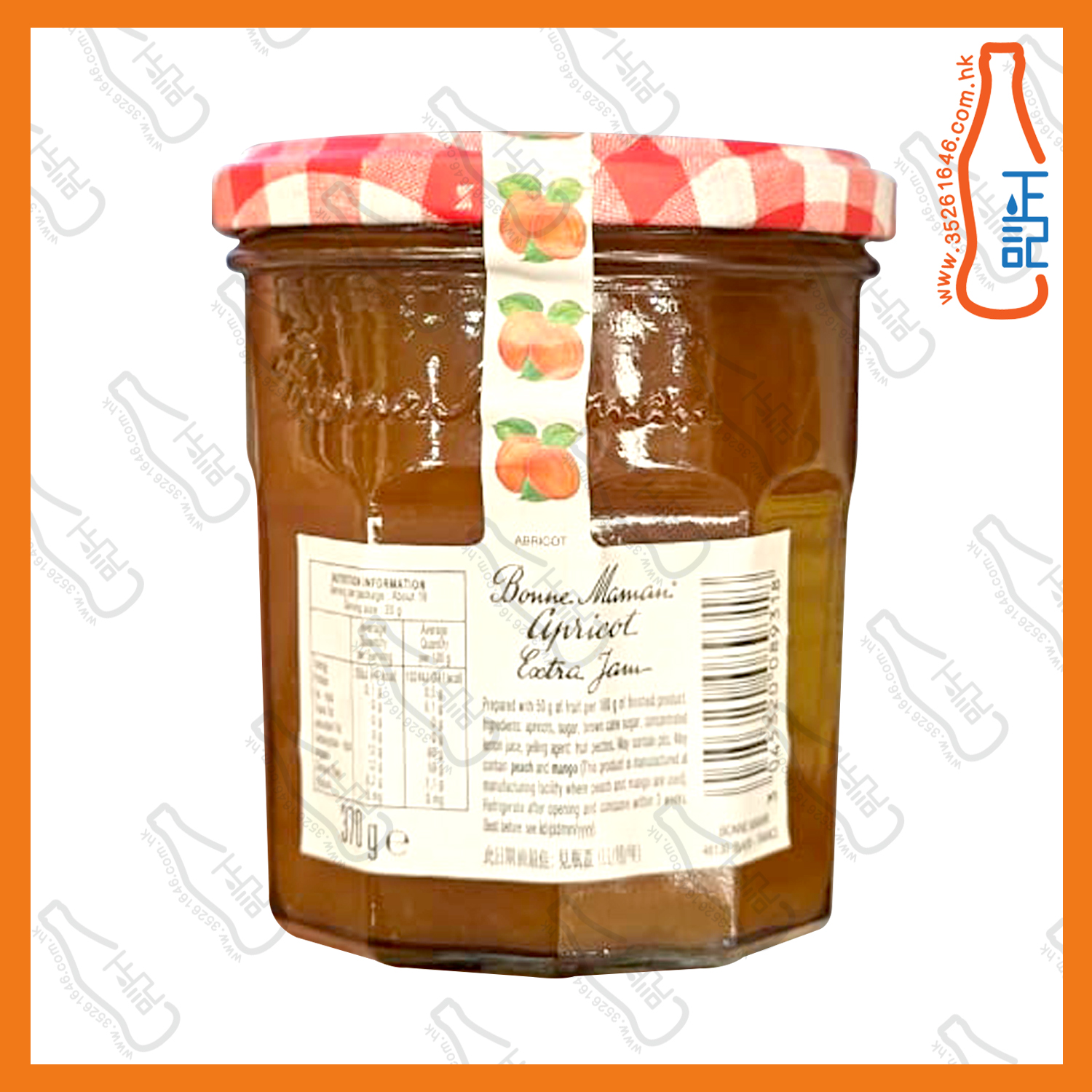 ==Bonne Maman 杏脯果醬 370g /樽