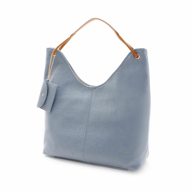 《現貨》日本firano圓形曲線手提包(藍色)