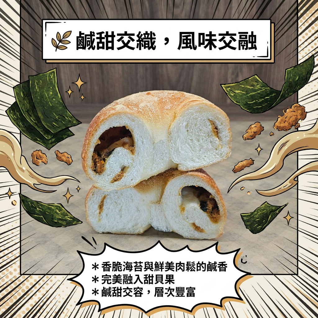 阿嫲｜海苔肉鬆BAGEL｜鹹甜交織 雙重酥脆