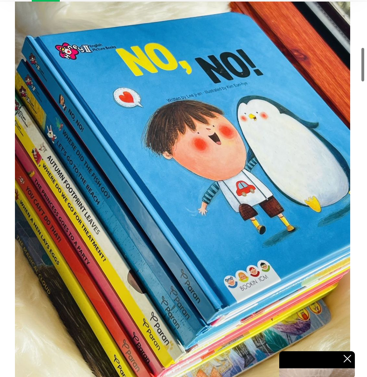 Honey English Picture Book A/B set