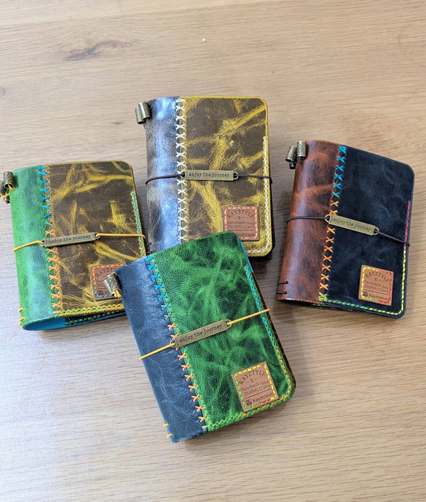 The Traveler’s Duo-Tone Hand-stitched Journal 