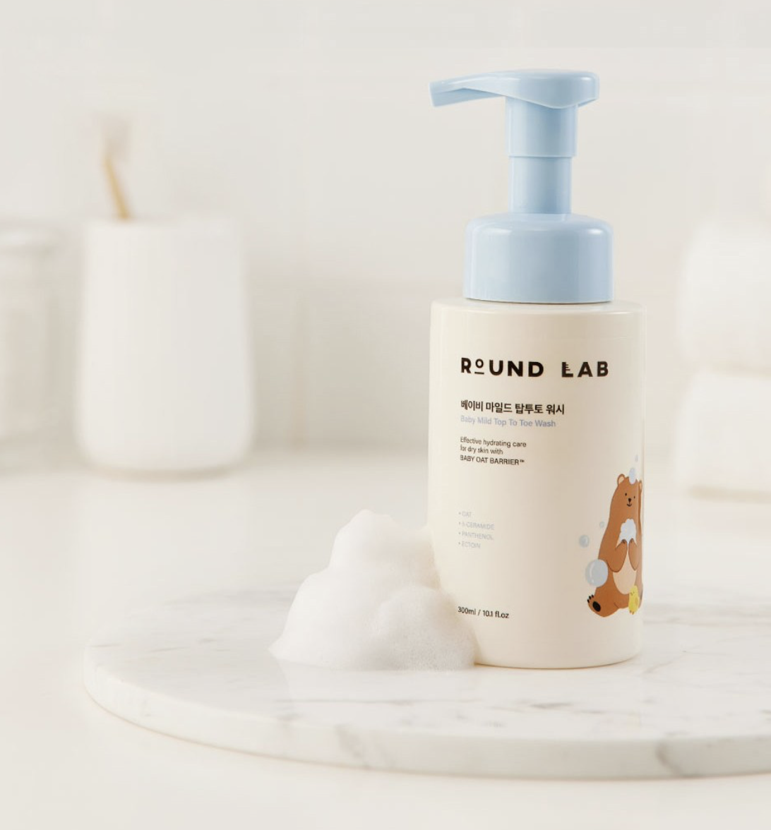 韓國 Round Lab 嬰兒溫和 洗髮沐浴 二合一 300ml｜Baby Mild Top to Toe Wash