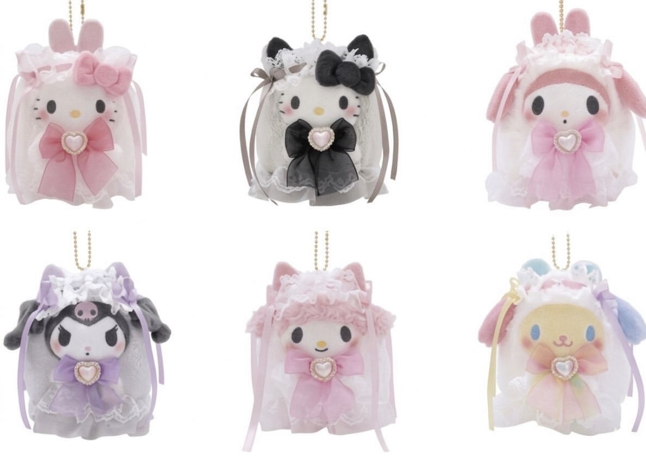 預訂 | 日本Sanrio 幽靈 x Lolita 系列公仔掛件