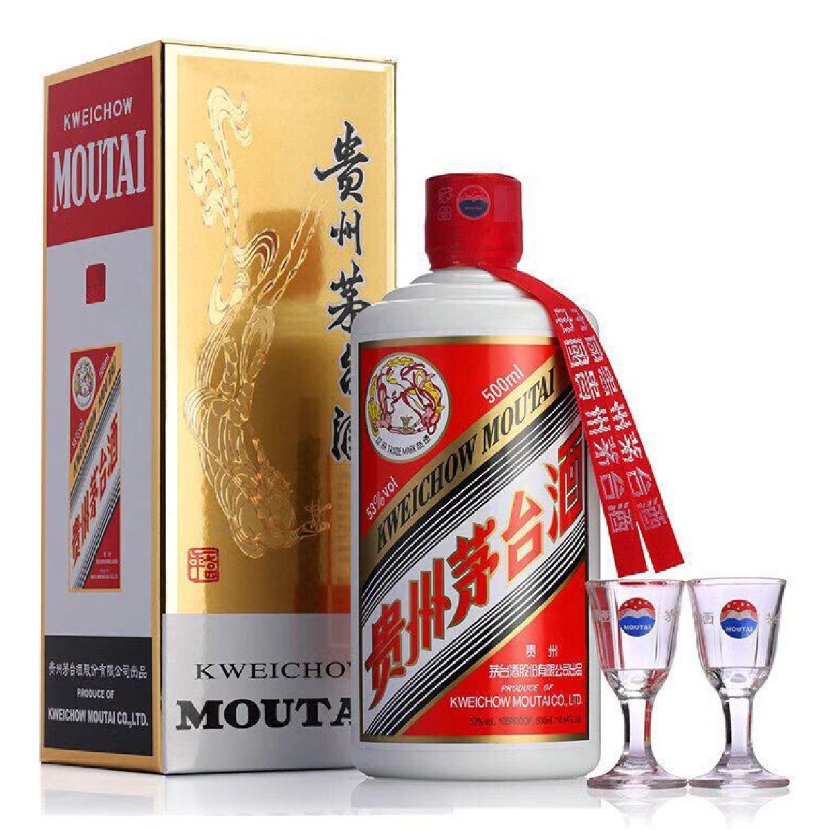 貴州茅台酒 2023年 500mL 連酒杯