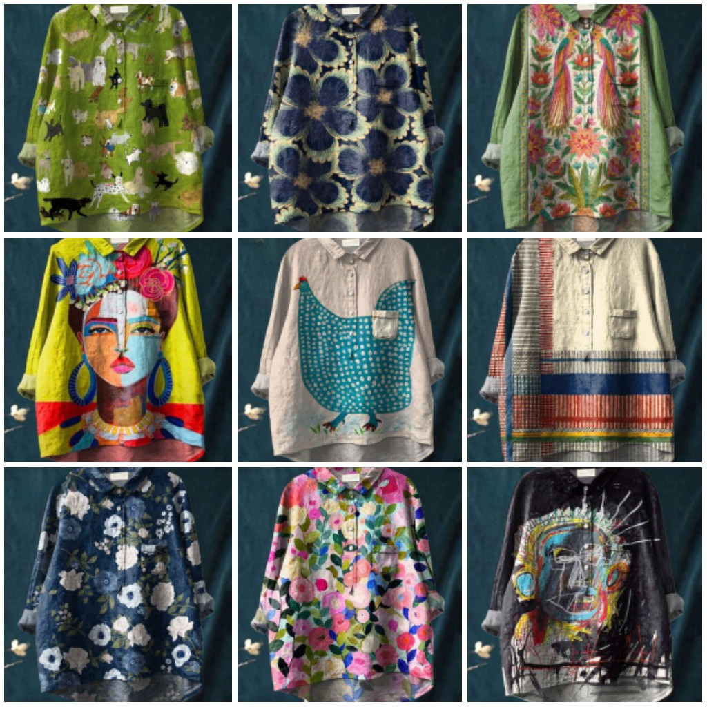 多款選擇/$88件。2件起$78件。✨亞馬遜外貿款｜藝術印花棉麻襯衫呢款主打「設計感＋舒適感」💯