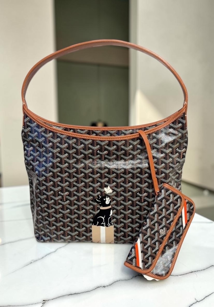 Goyard boheme Hobo Tan 100%Authentic, 98%New✅收據✅Dust bag