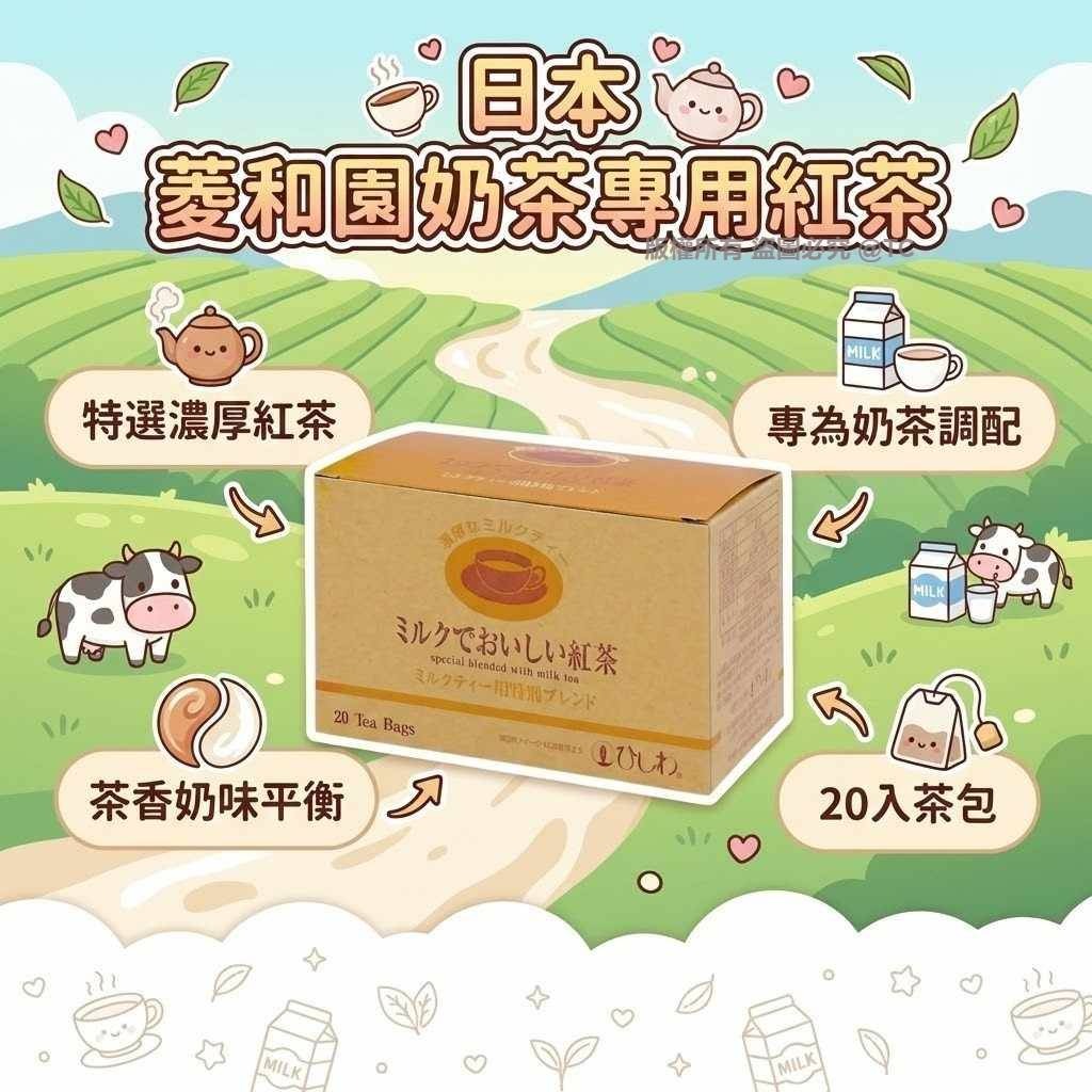 菱和園奶茶專用紅茶 (一盒20入) - 04260093