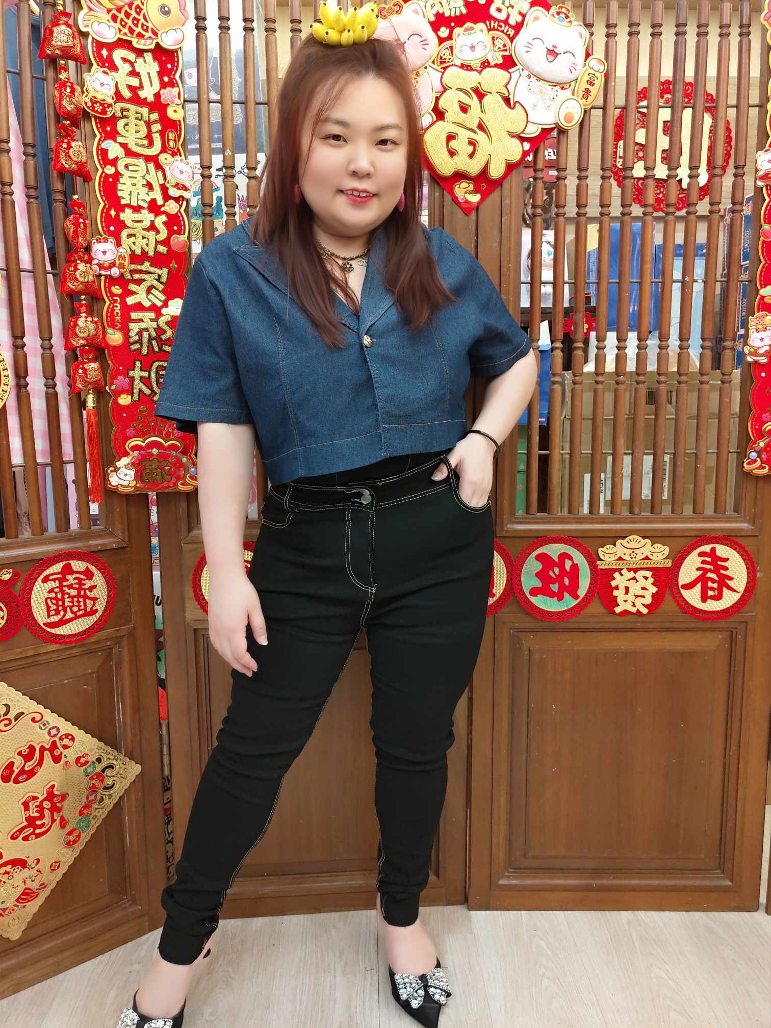 OTE09 TW#1538 简约大气韩版长裤