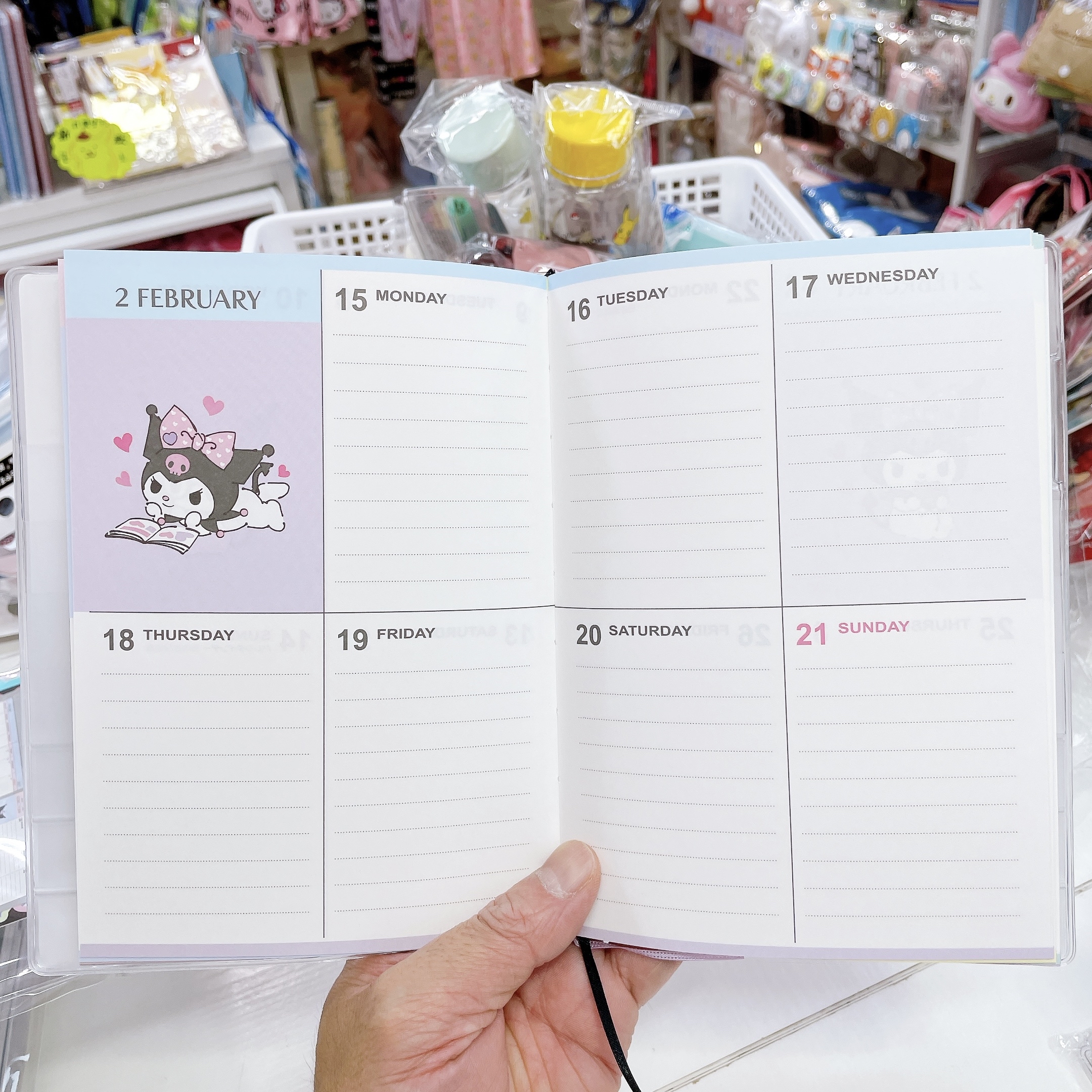 直送日本製造 sanrio  kurumi 2027年schedule book 附送精美貼紙 