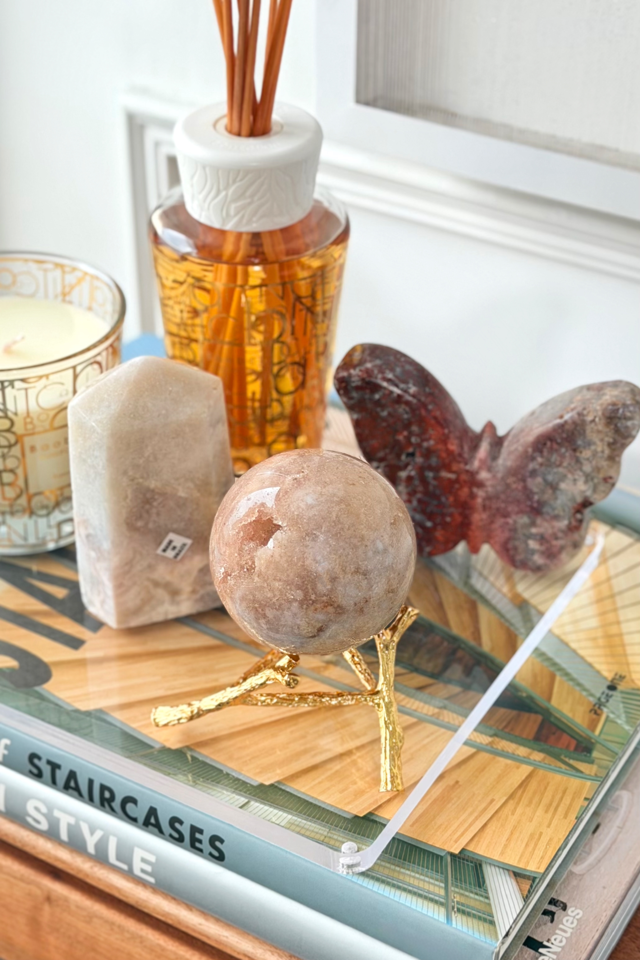 ༒ 6.7cm粉紅紫水晶 晶牙球༒ PA*7037CA8G3sa-RA*5TT