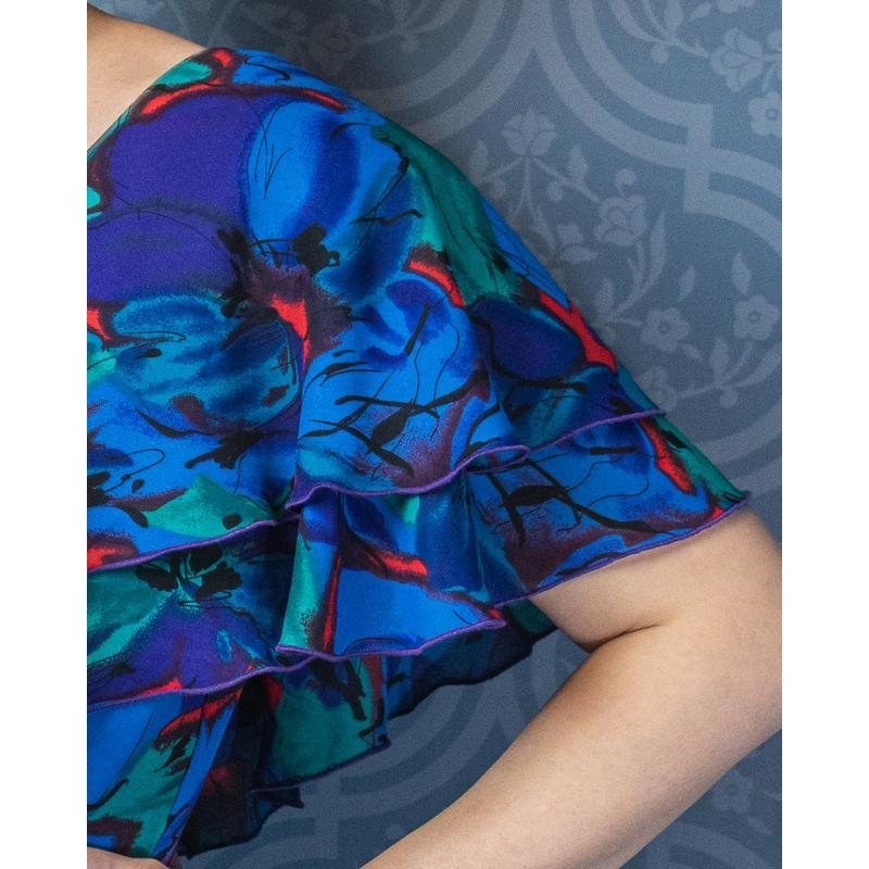 Algo Ettes Made in 1980s Garden Party Dress (MU104-20)