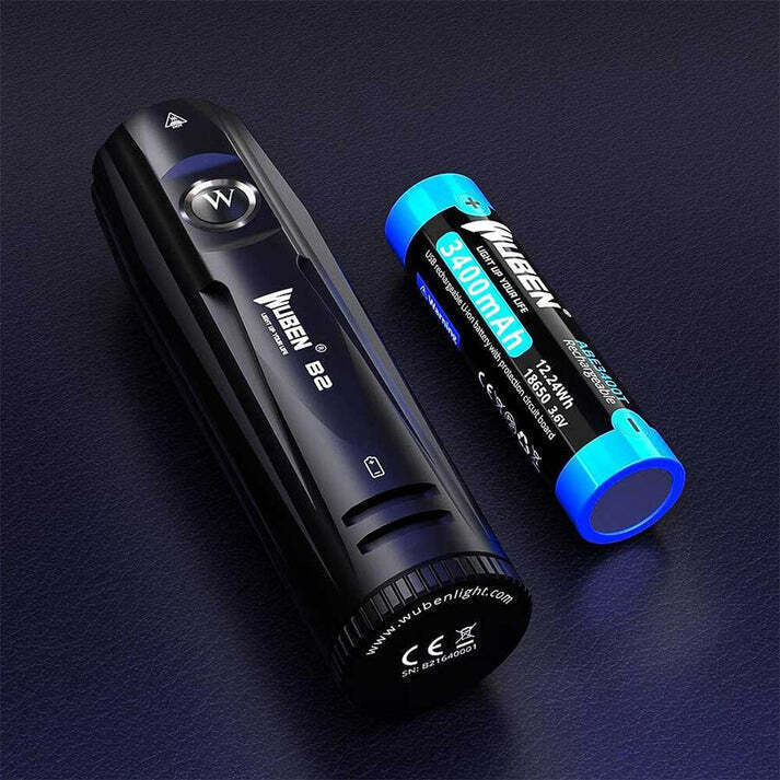 WUBEN T1 戰術 EDC 露營手電筒 - 2000 流明