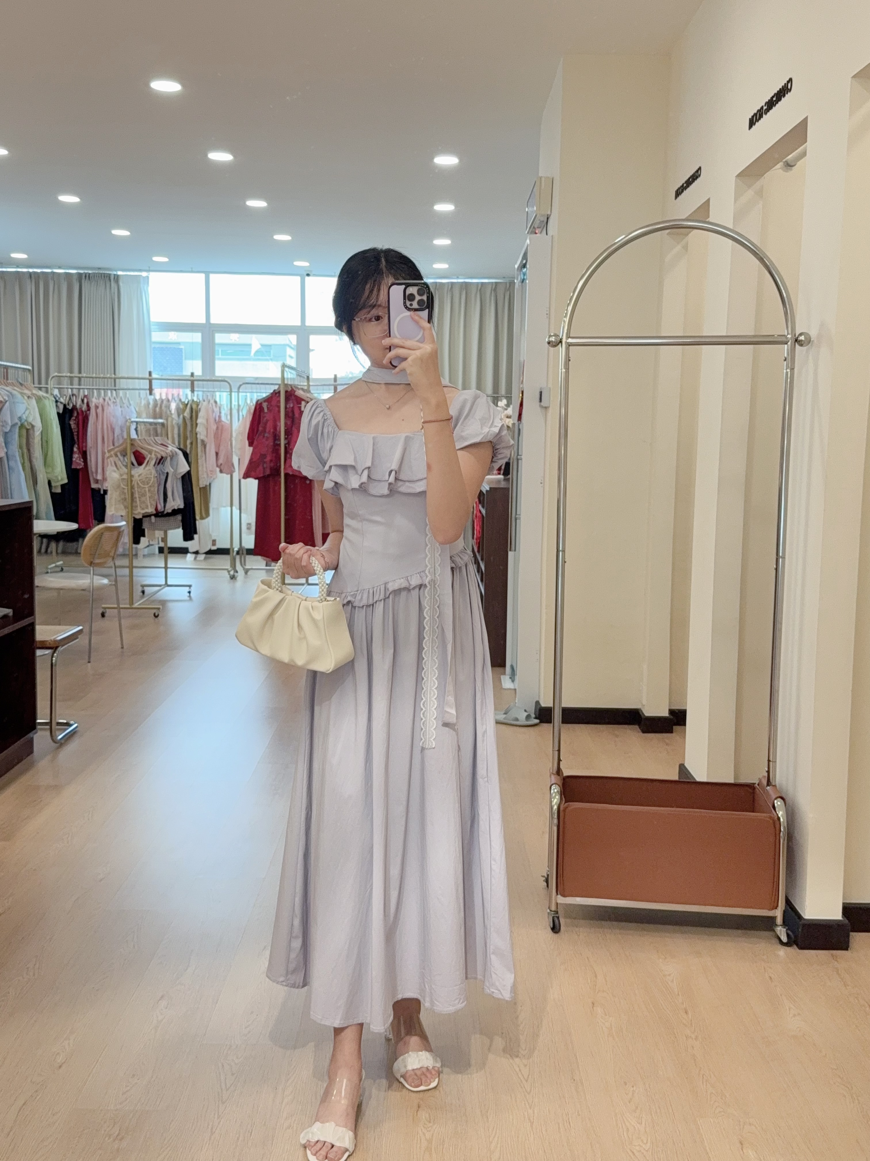 2808法式连身长裙