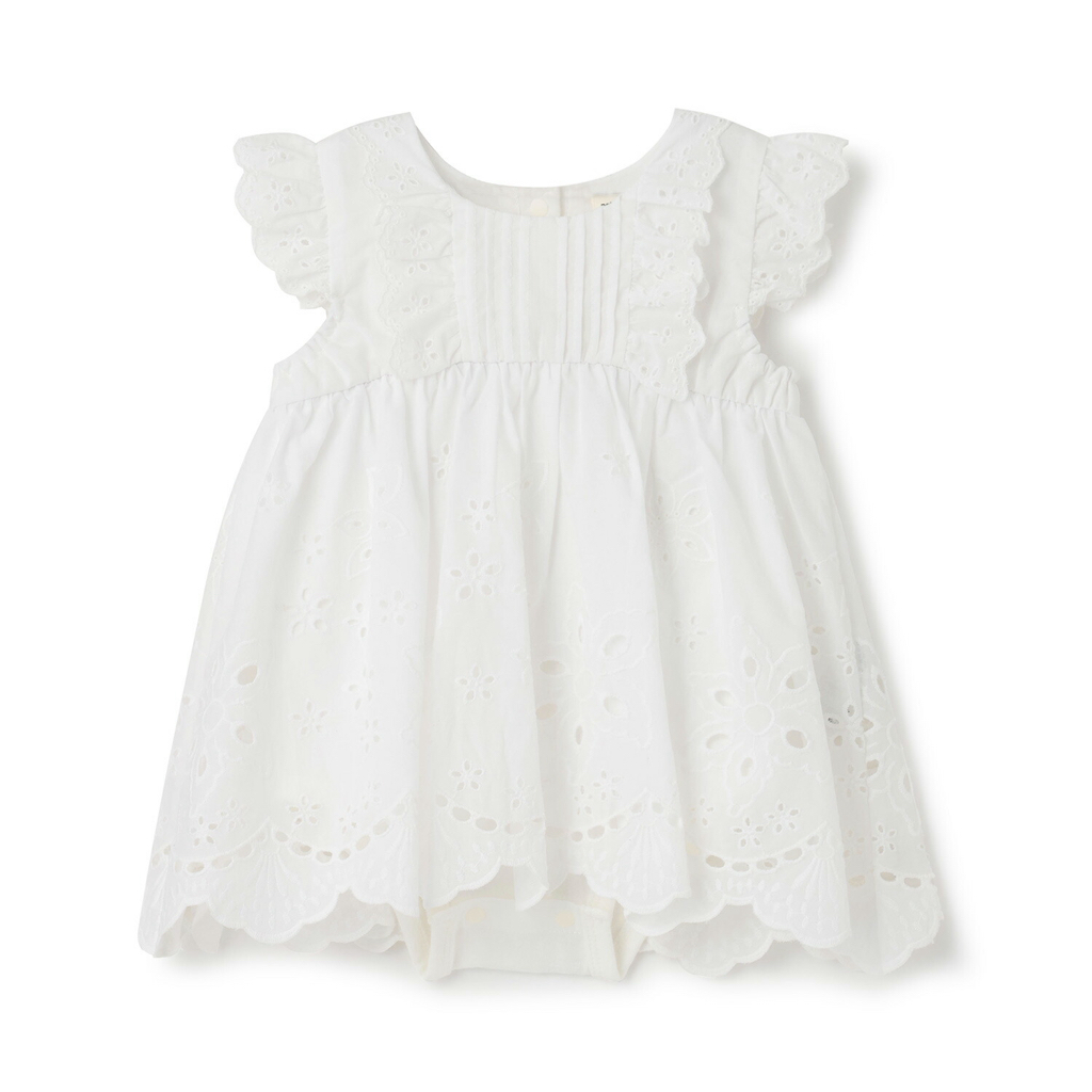 🇯🇵預訂 日本直送🇯🇵Petit Main四色蕾絲荷葉邊短袖包屁裙