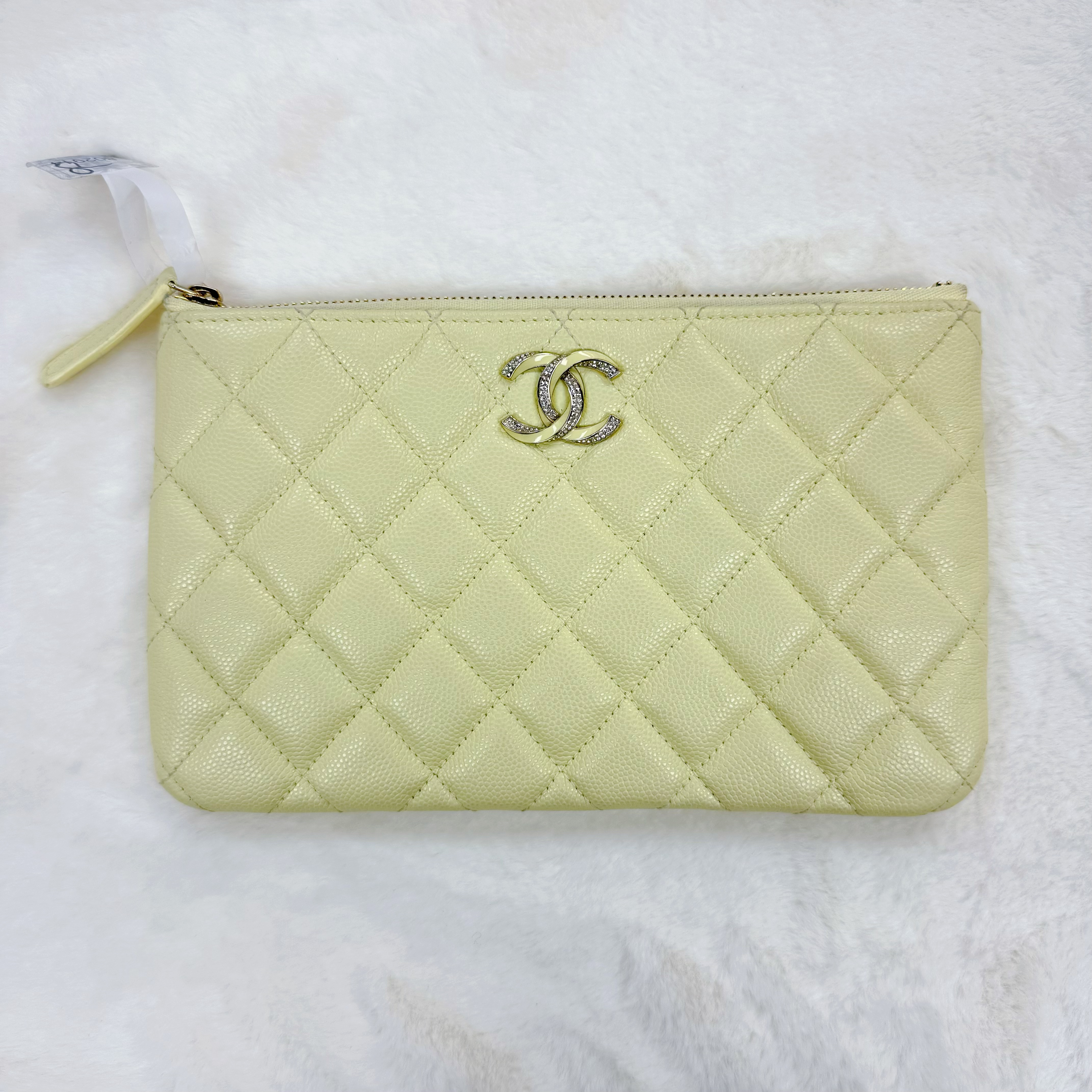 極精緻✨💛Chanel 琺瑯水鑽銀包💛