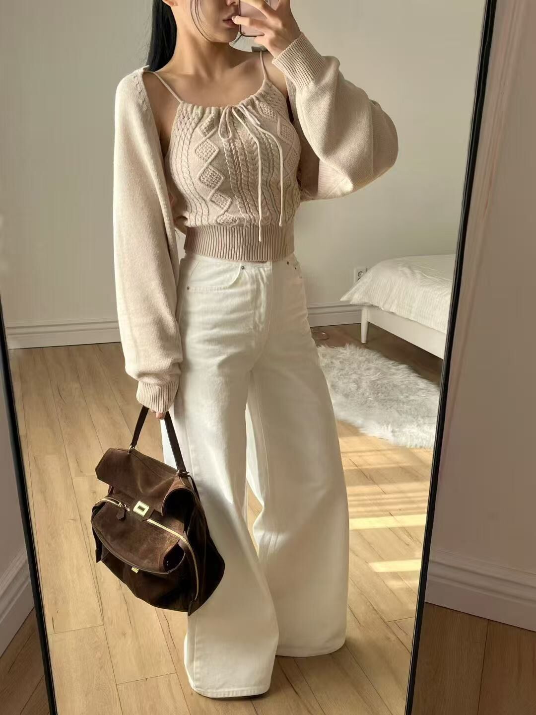 26S/S 🤎麻花編織twinset