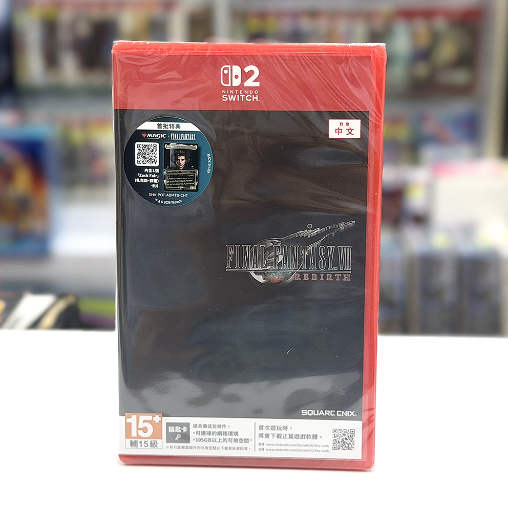 (行版) Nintendo Switch 2 FINAL FANTASY VII REBIRTH FF7 重生 (中文字幕) 