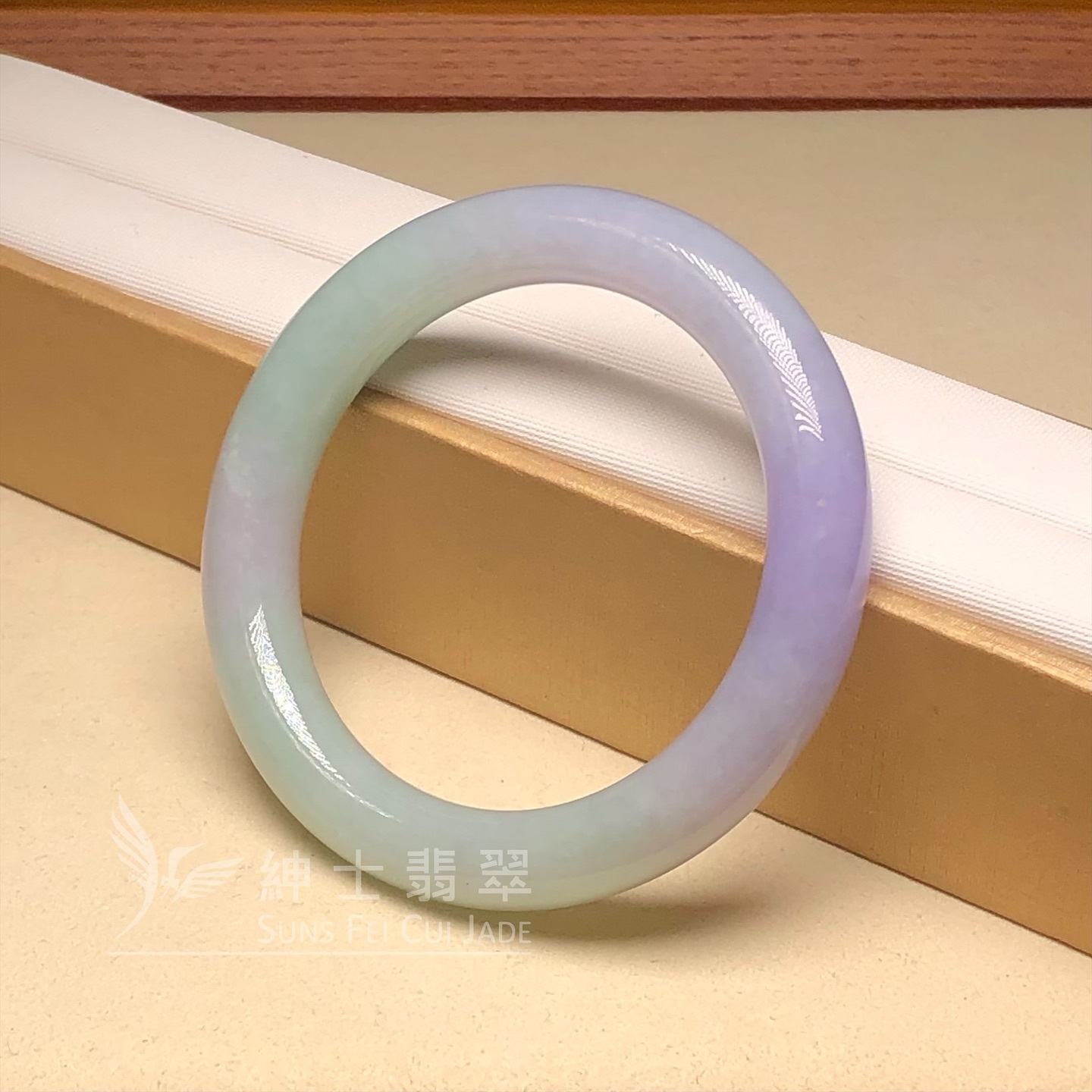 木那濃紫春彩圓鐲52.7mm