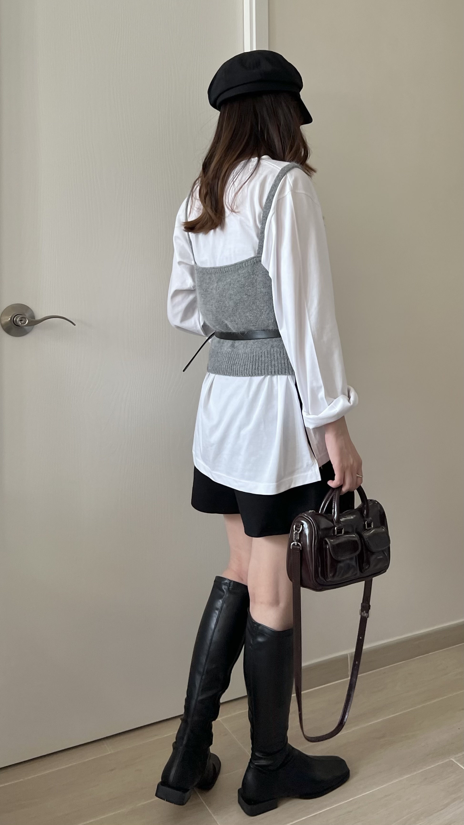 oversize腰側開叉長Tee 現貨