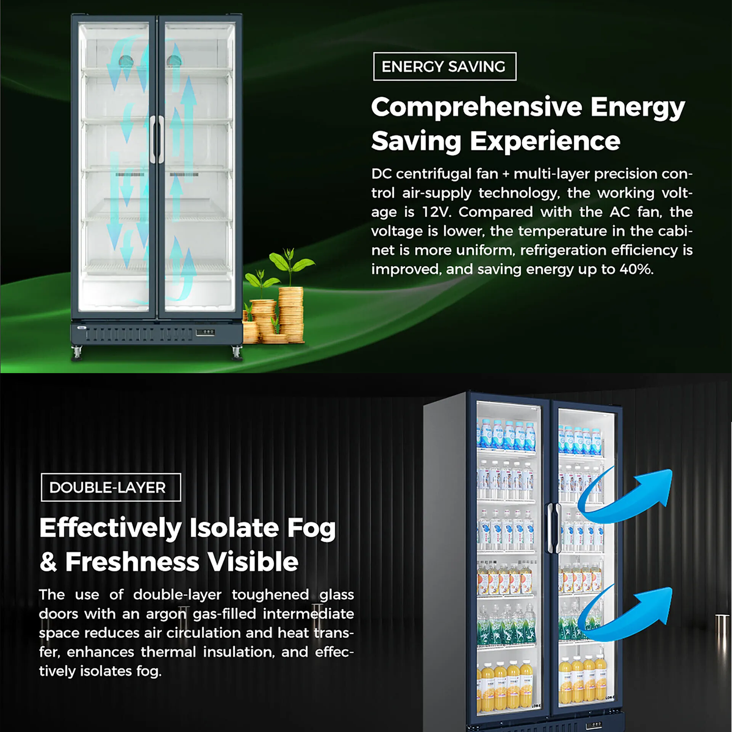 Haier 798L Showcase Chiller (SC-865E)