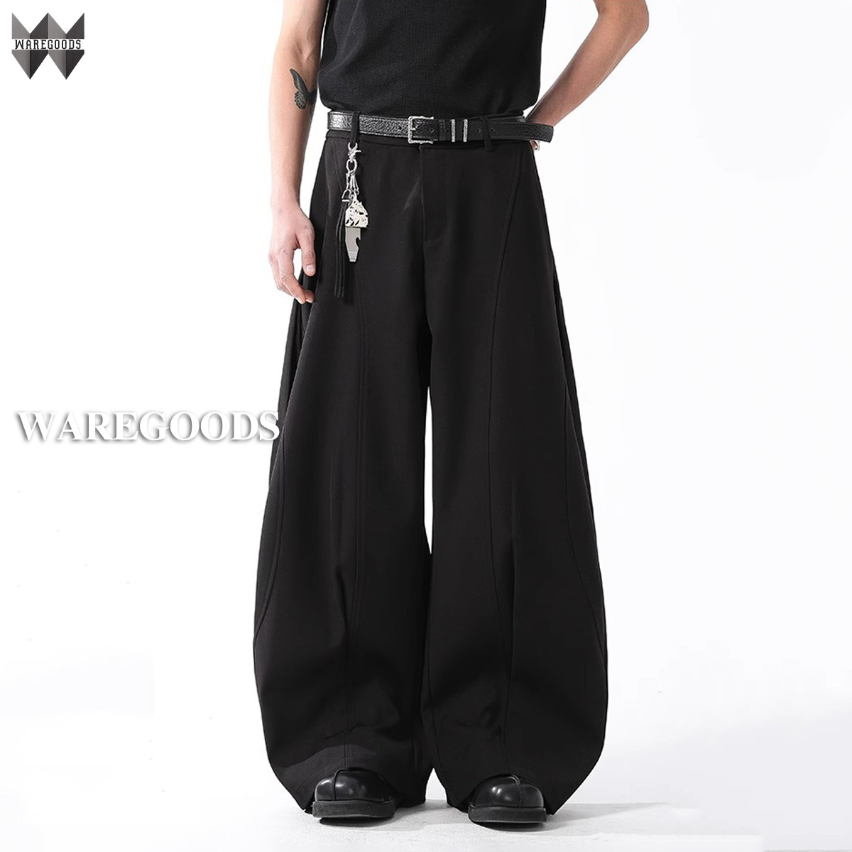 W171 垂感鬆身彎刀西褲