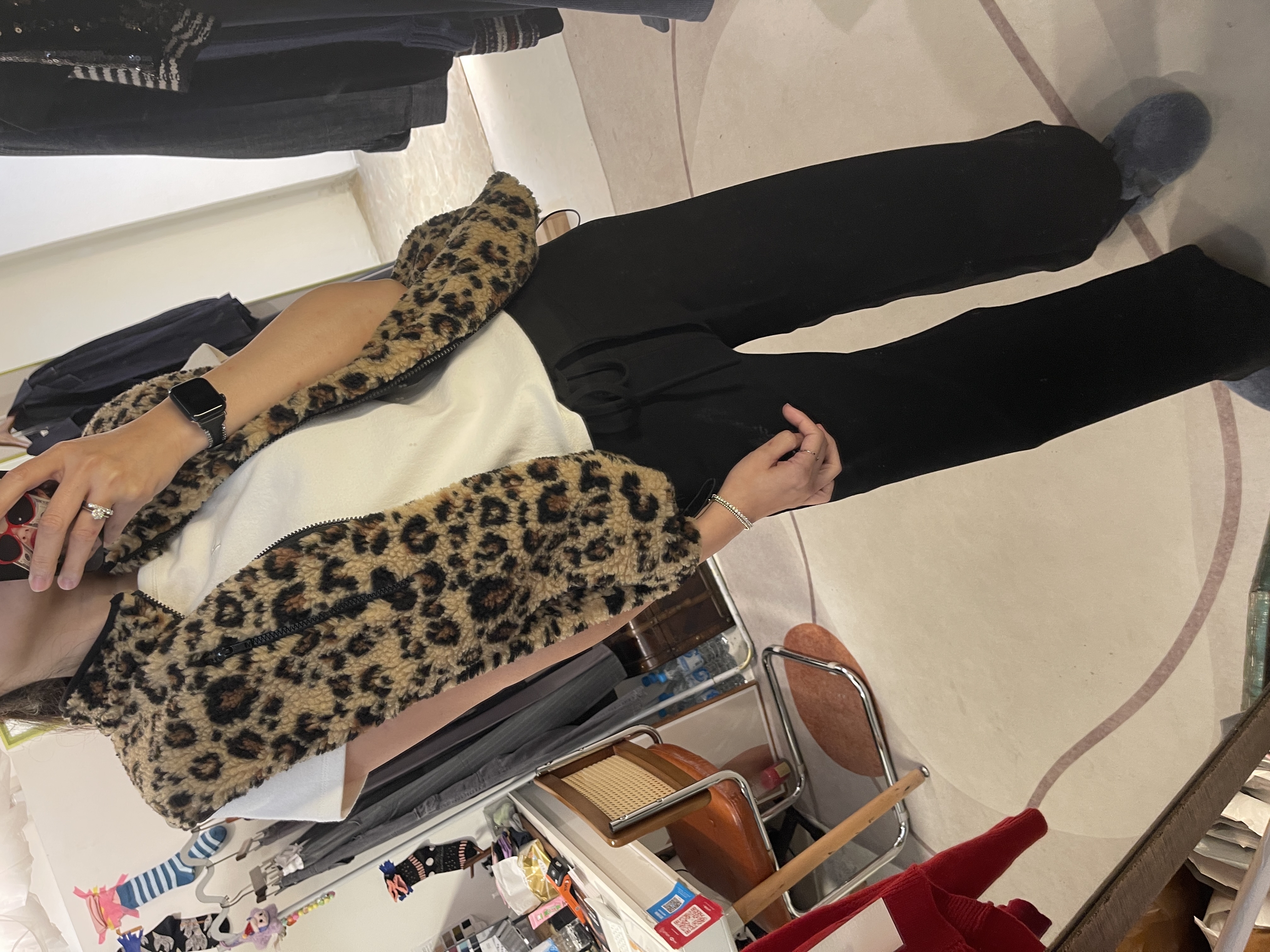 Lace waist fall pants