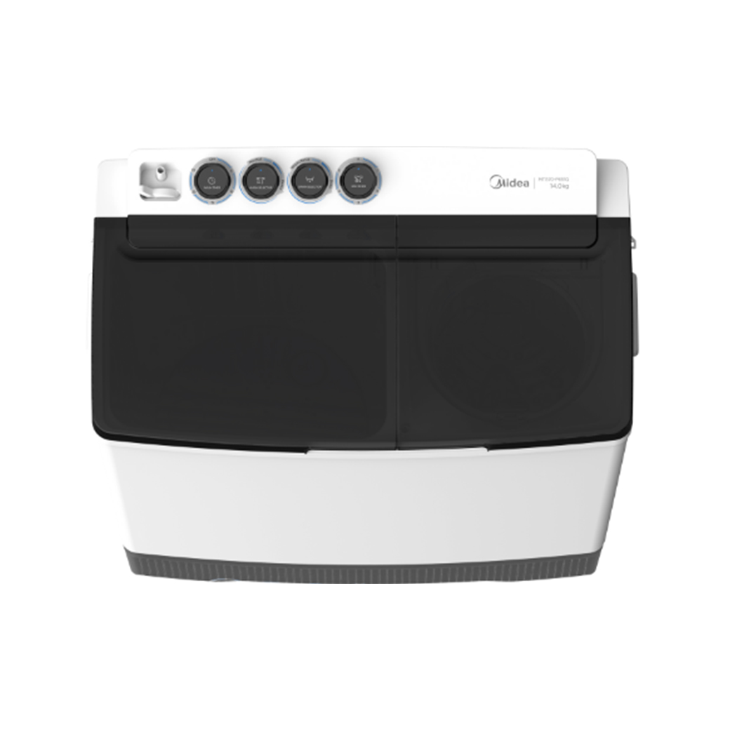 Midea 14kg White Twin-Tub Washing Machine (MT100W140)
