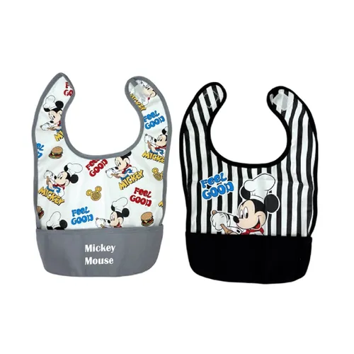 日本直送~新款米奇或米妮口水肩 2款選擇