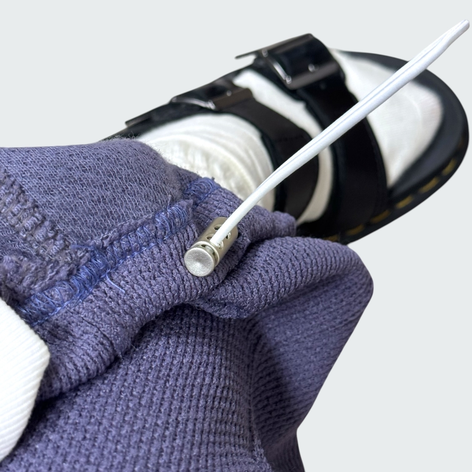 221055 暗格紋索腳布褲