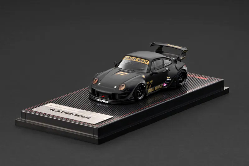 （預訂 Pre Order) Ignition Model ( IG4212 ) 1/64 RWB 993 Matte Black