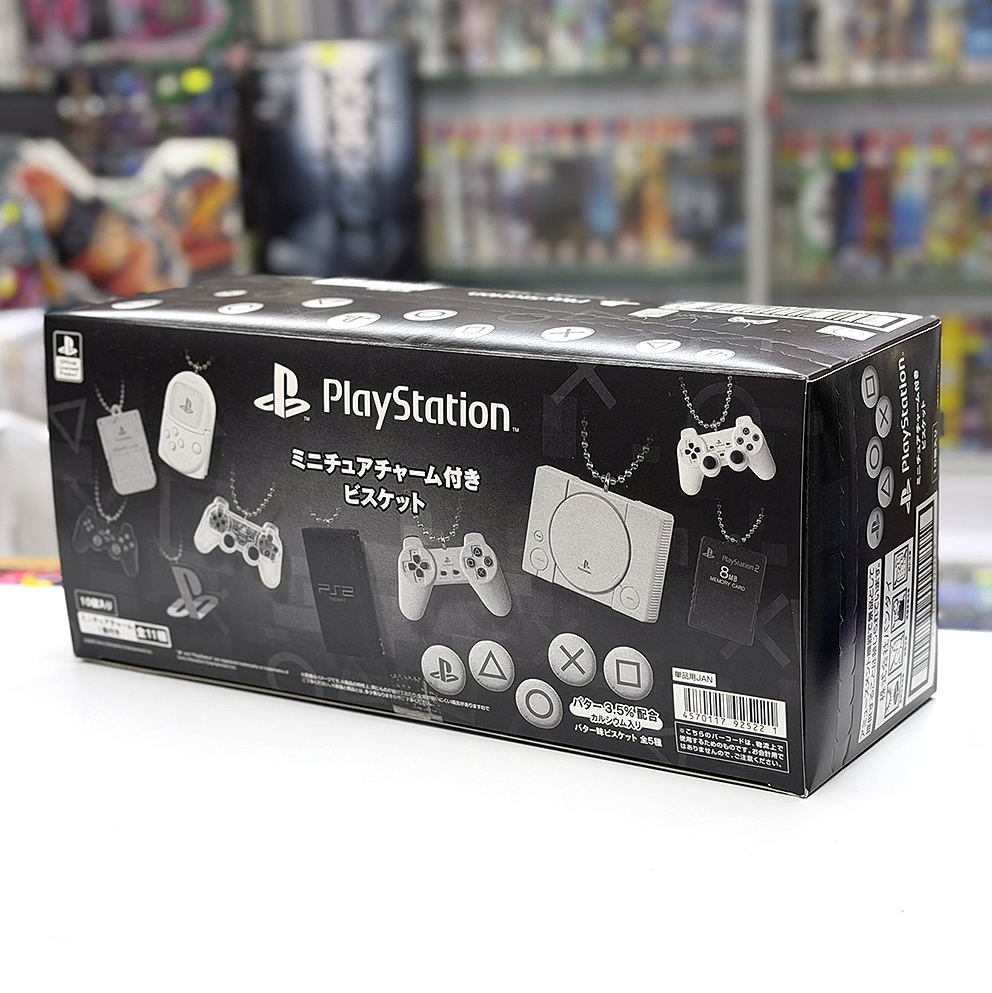 (行版) Bandai PlayStation™ Miniaturely Charm with Biscuit PS 迷你商品吊飾及餅乾 (原盒10盒) 