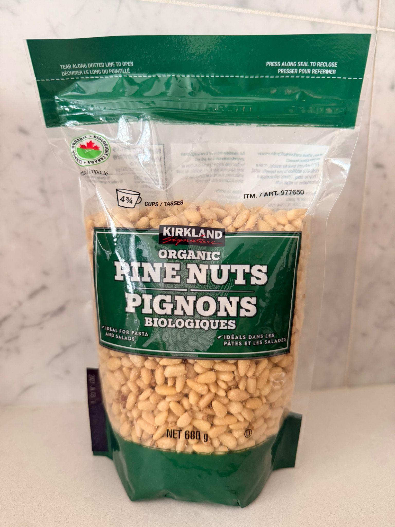 Kirkland 有機松子仁 680g