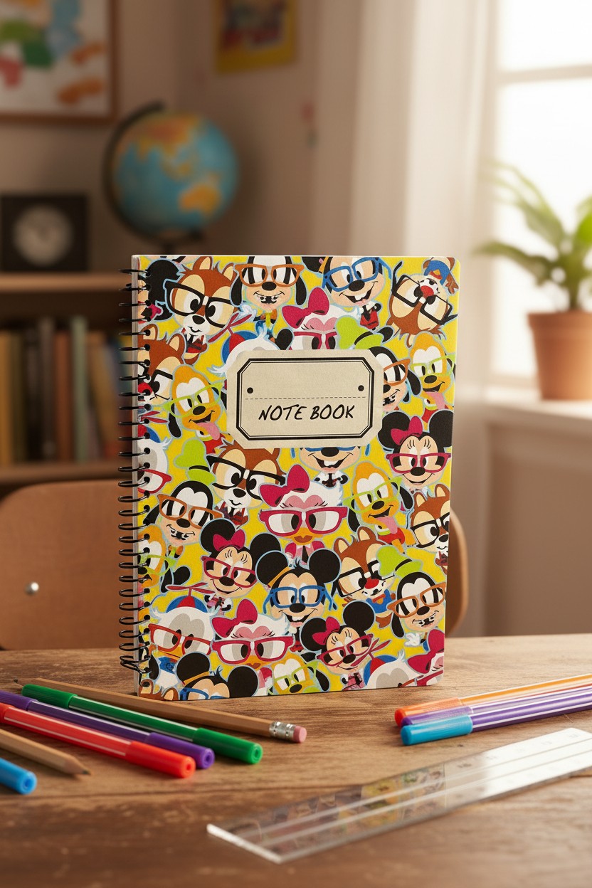 A5 筆記圈簿  Mickey And Friends (DPNA-25K-11A)