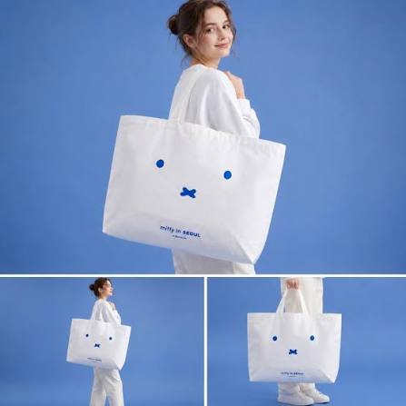 新登場 [韓國直送] 韓國限定 Miffy in Seoul 大型購物袋