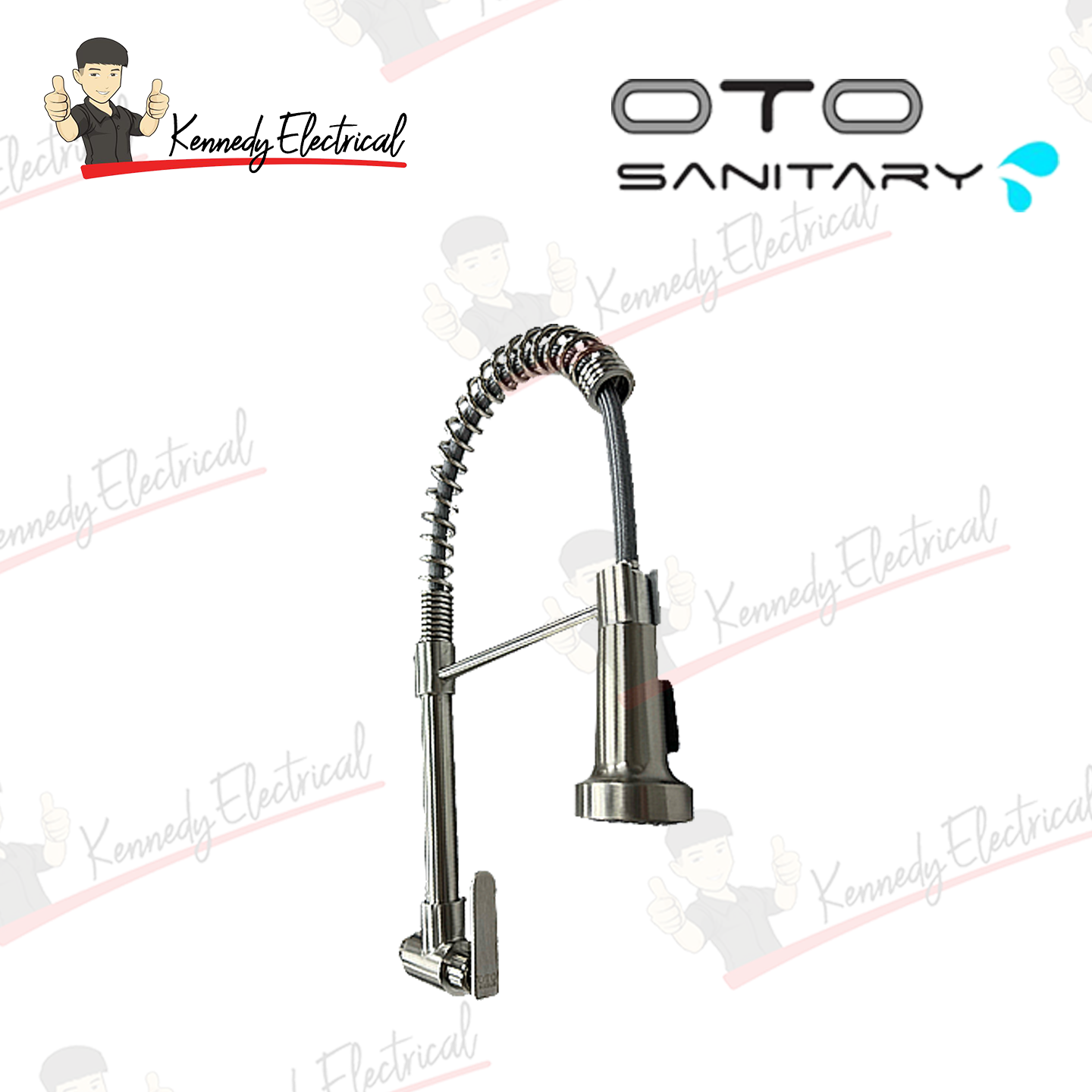 Otosani 304# Stainless Steel Flexible Hose Kitchen Wall Sink Tap (966-72#) OTO966-72