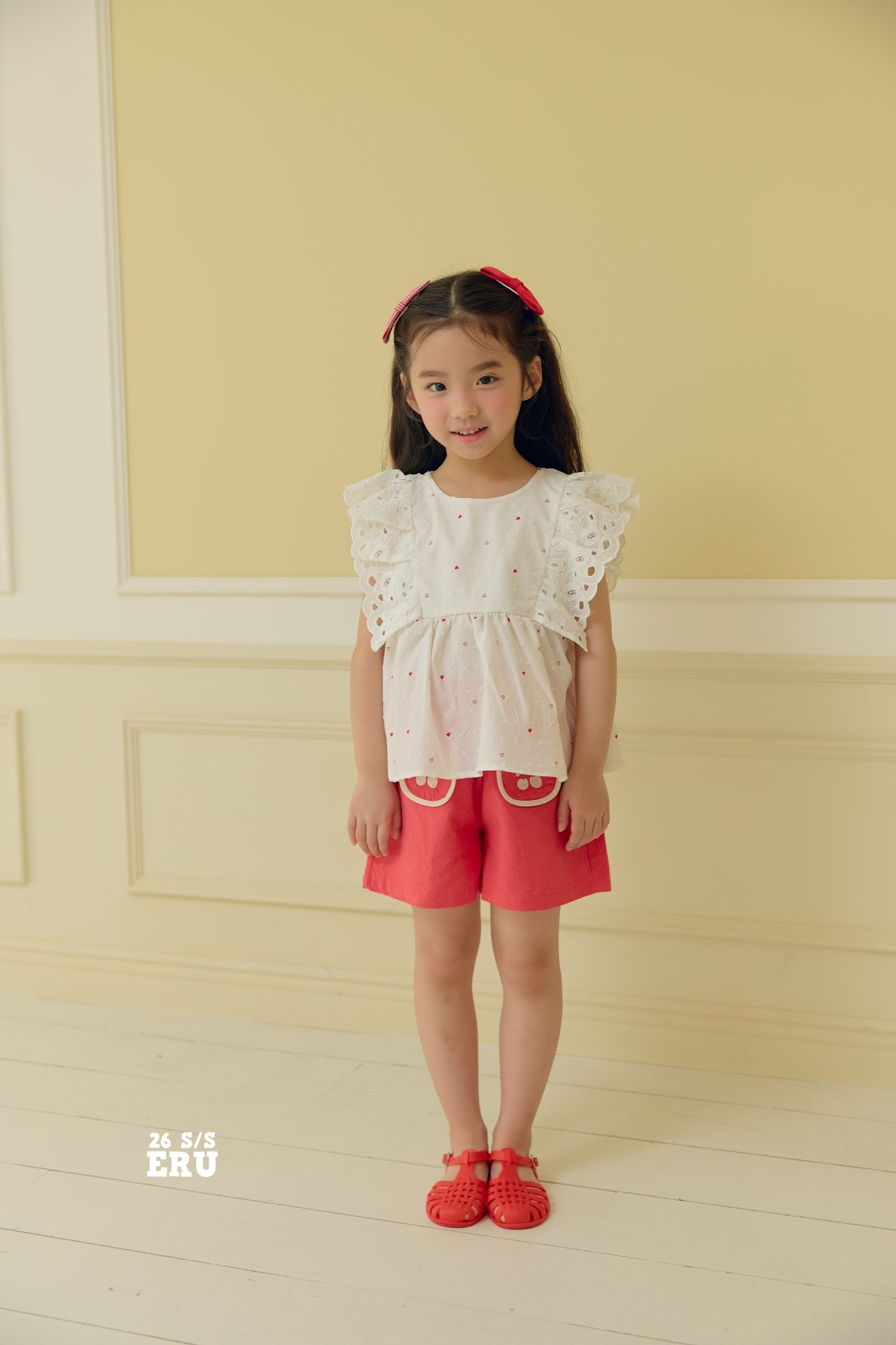 心心 Ruffle Top