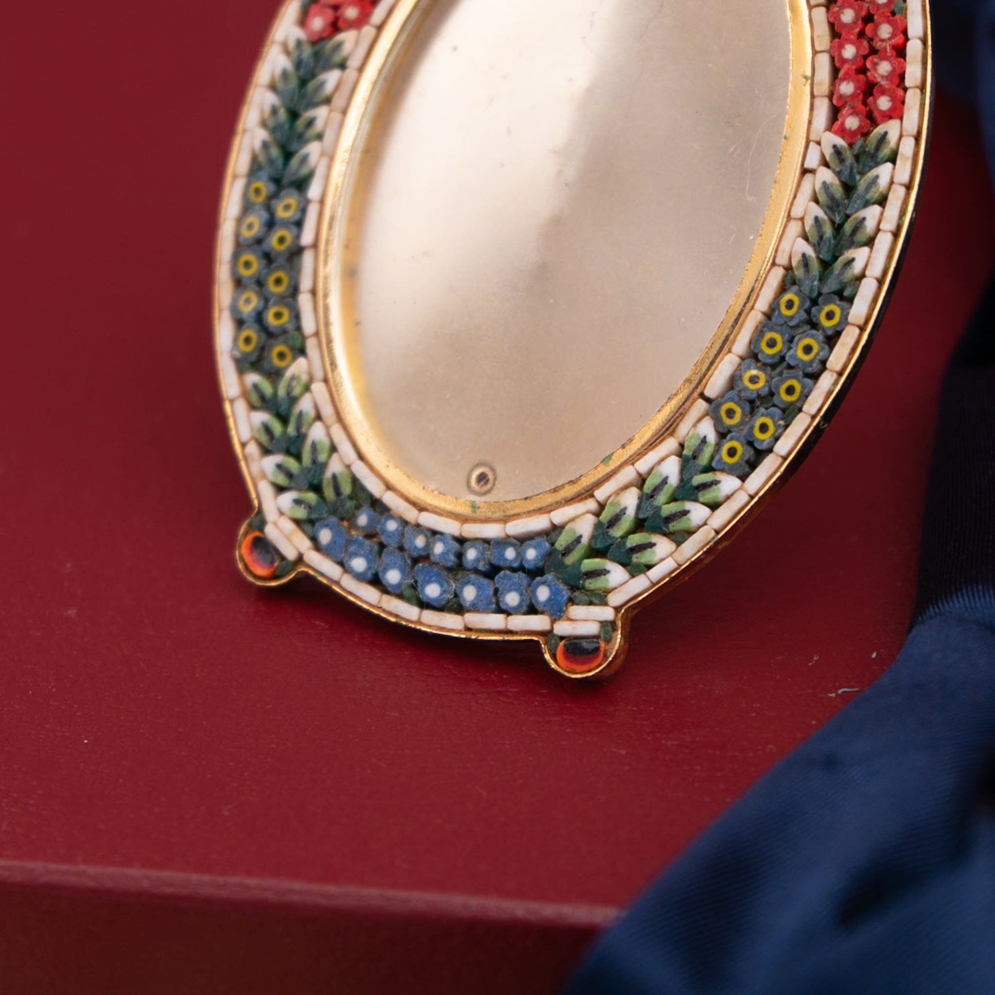 Vintage Italian Handcrafted Murano Glass Mosaic Small Mosaic Frame (MZ008)