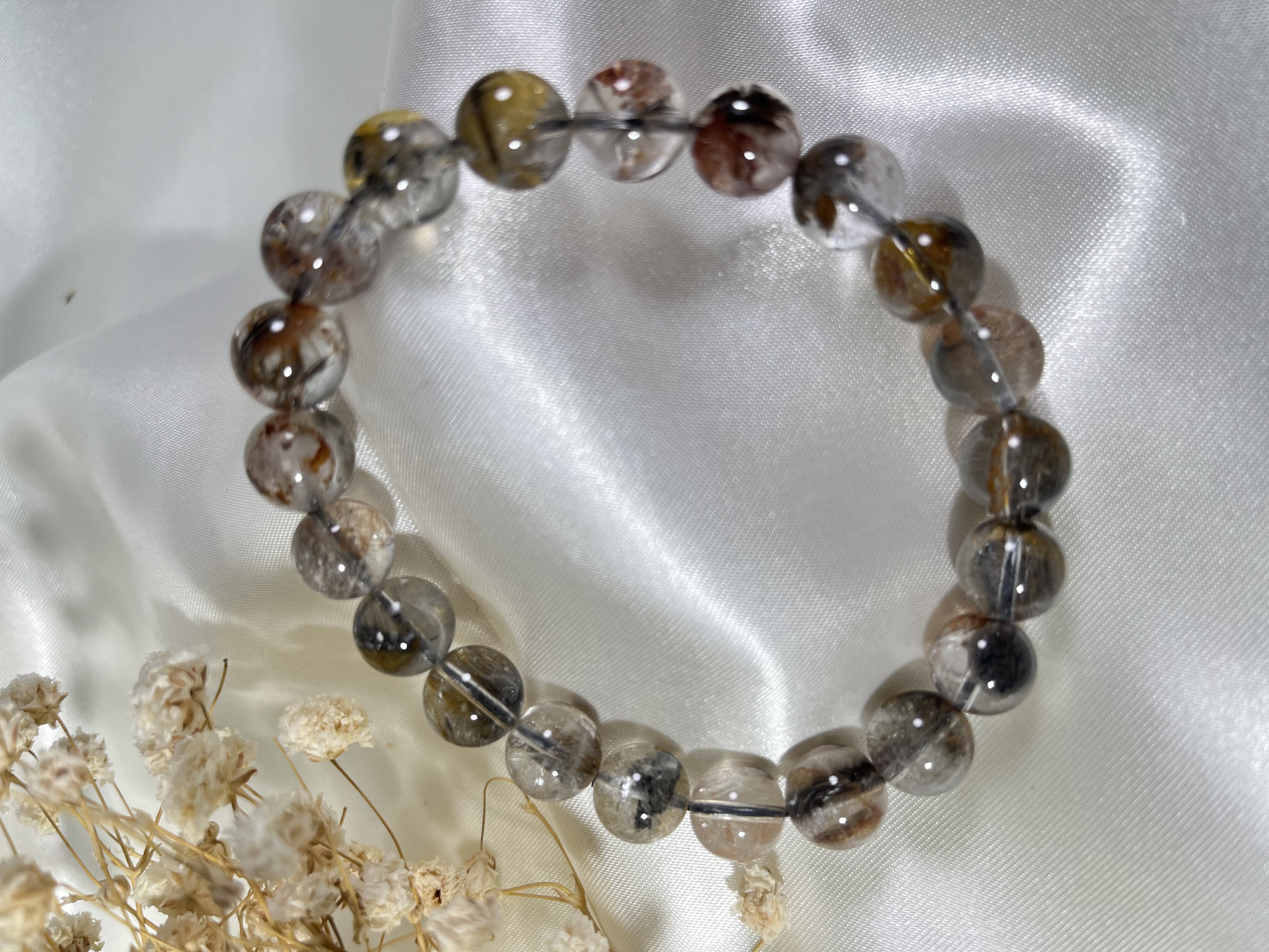 高品質黑銀鈦膠花共生 9mm+