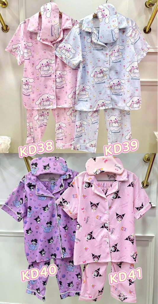 泰國真𢇃睡衣3-6歲No :KD1-KD60