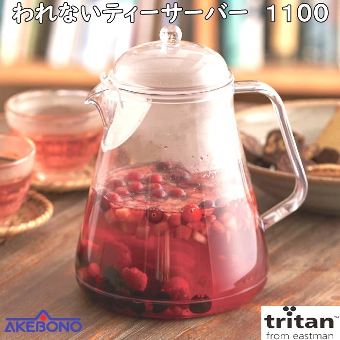 🔥🔥【日本製《AKEBONO》Tritan安全防摔高透明不倒翁茶壺】