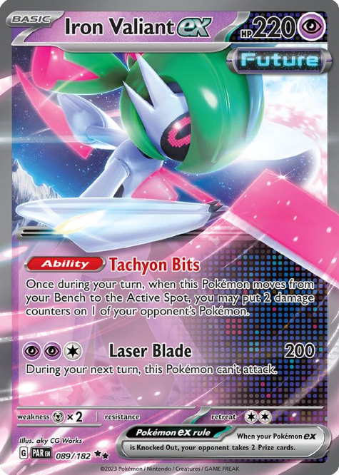 Pokemon TCG Scarlet & Violet—Paradox Rift 089/182 Iron Valiant 