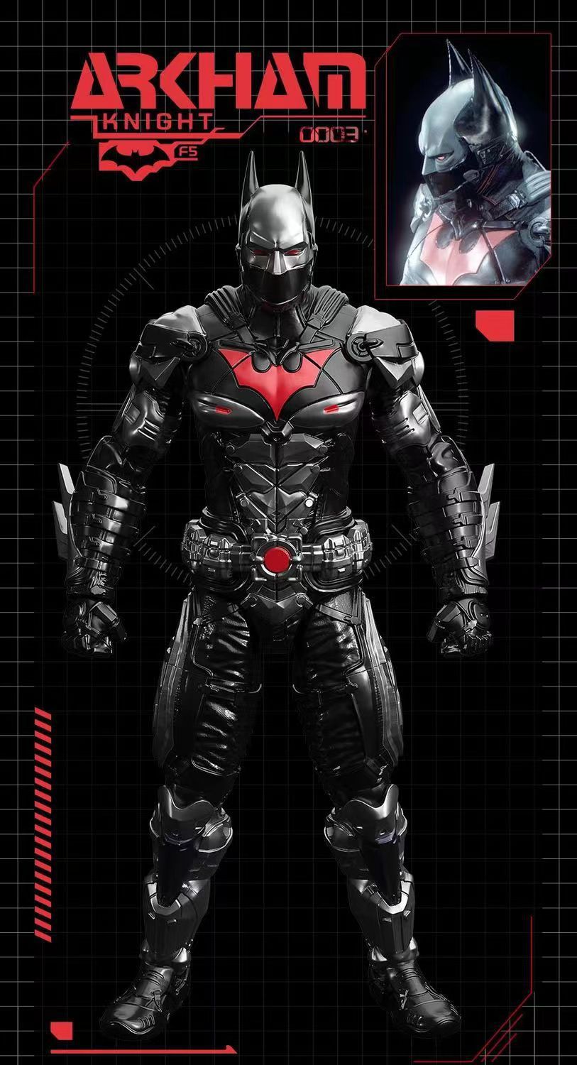 [蝙蝠俠] 阿卡漢騎士 可組裝模型盲盒系列 (英文) | 1件