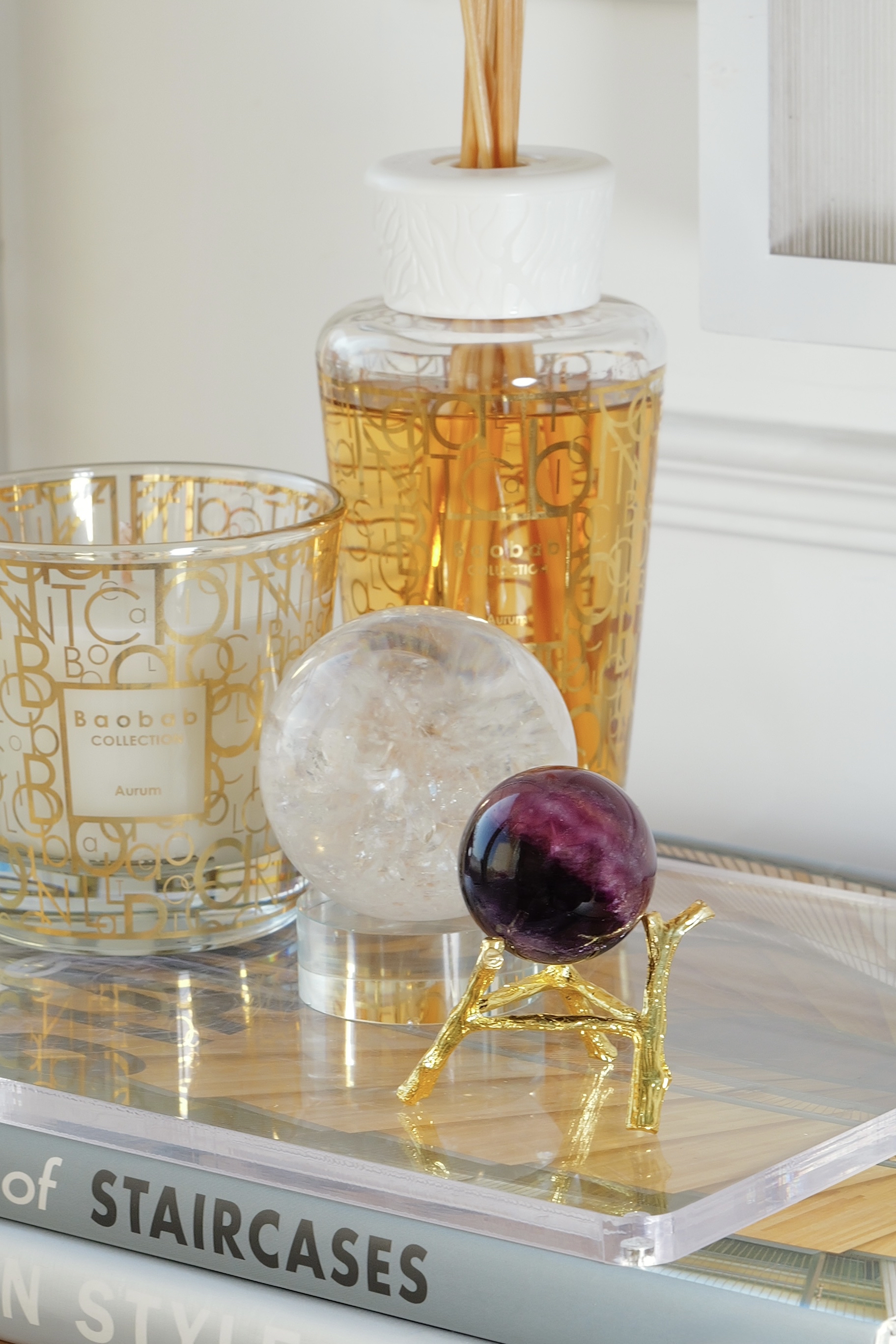 ༒3.7cm酒紅紫螢石球༒    FL.a031HA8G8E-RB5*3FF