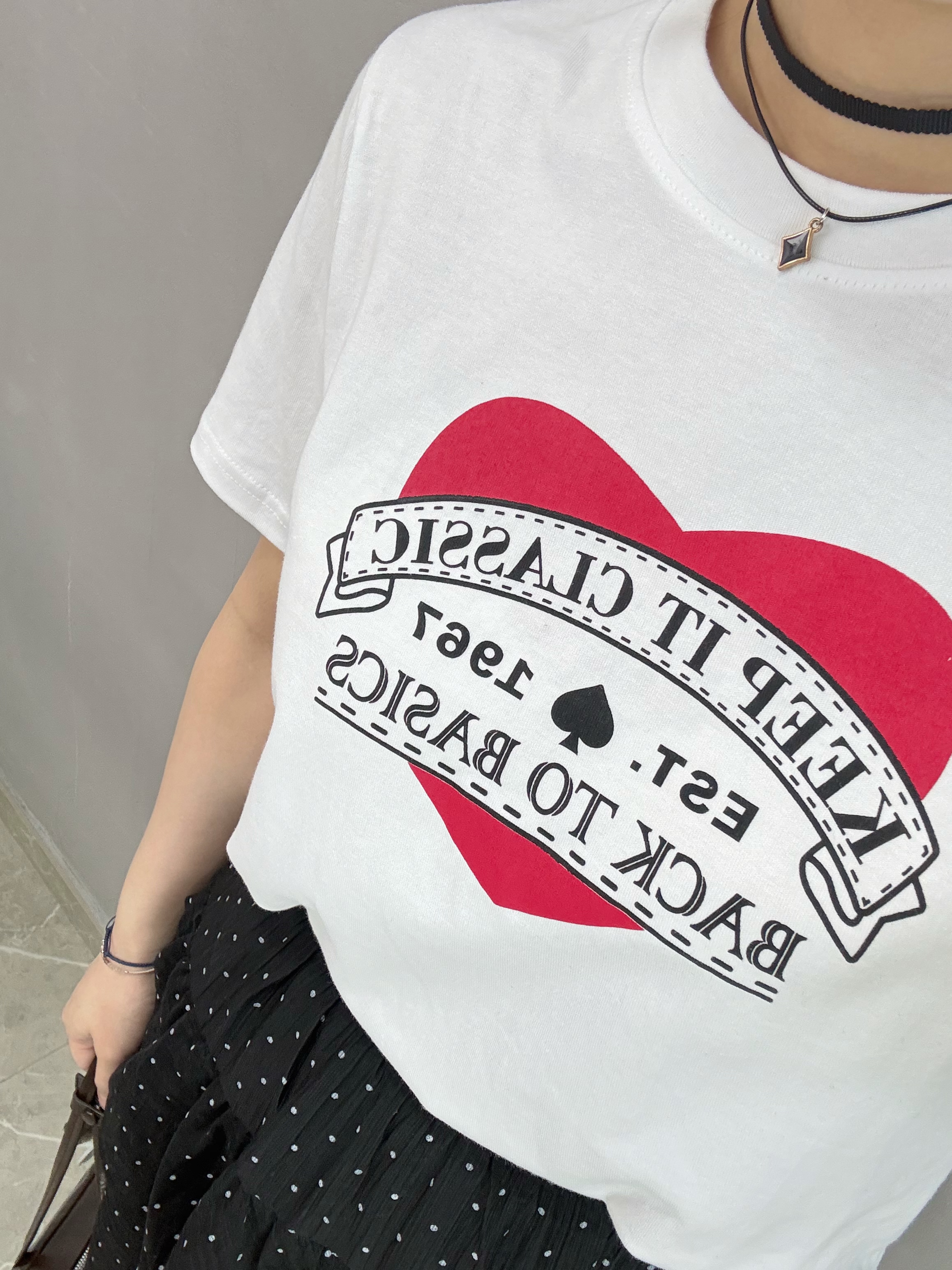 R75 葵扇Print Tee