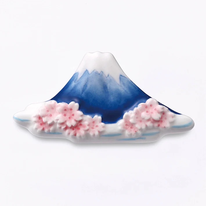 藥師山 櫻富士 陶瓷筷子托