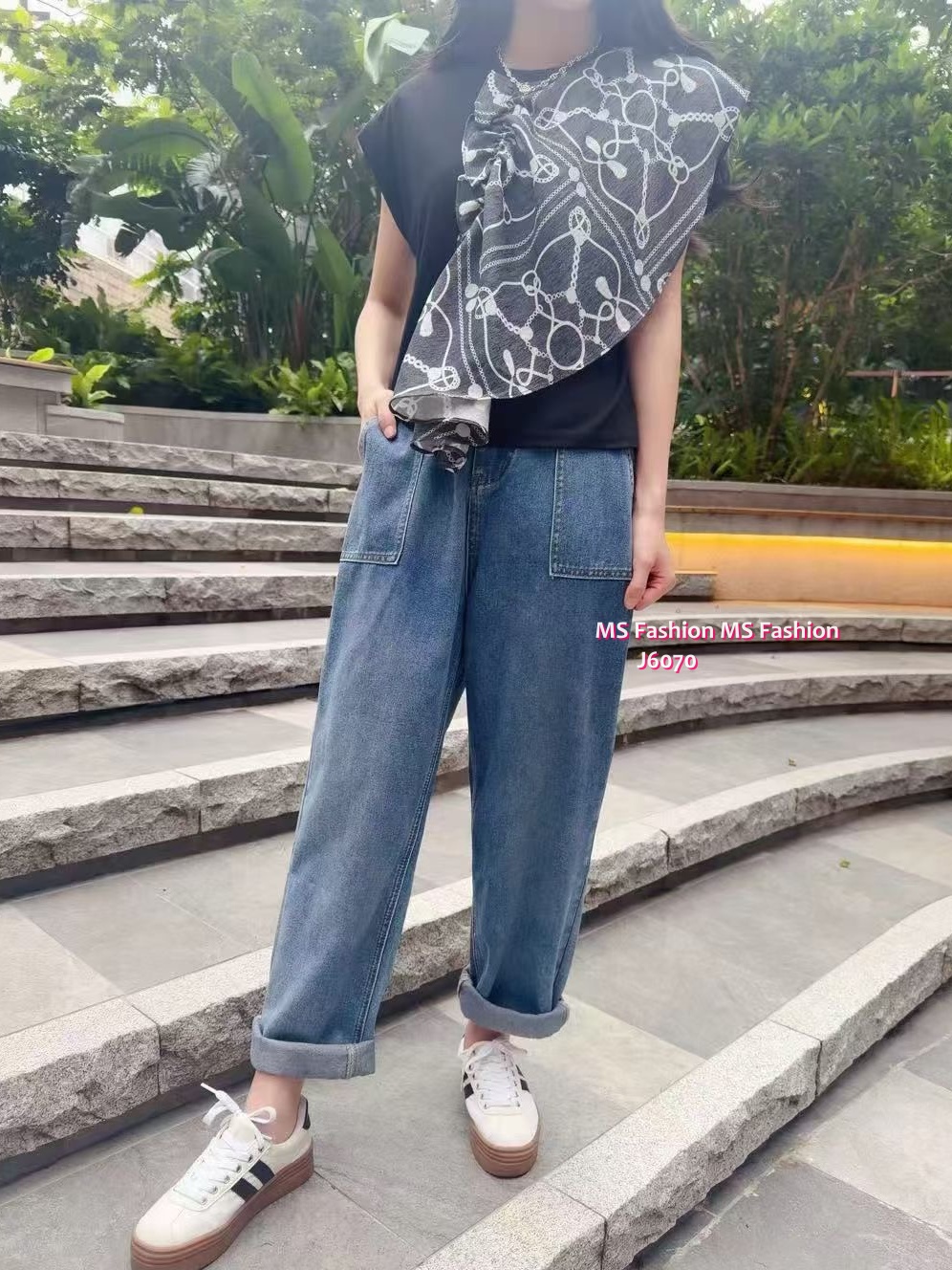 J6070 舒服型格Boyfriend牛