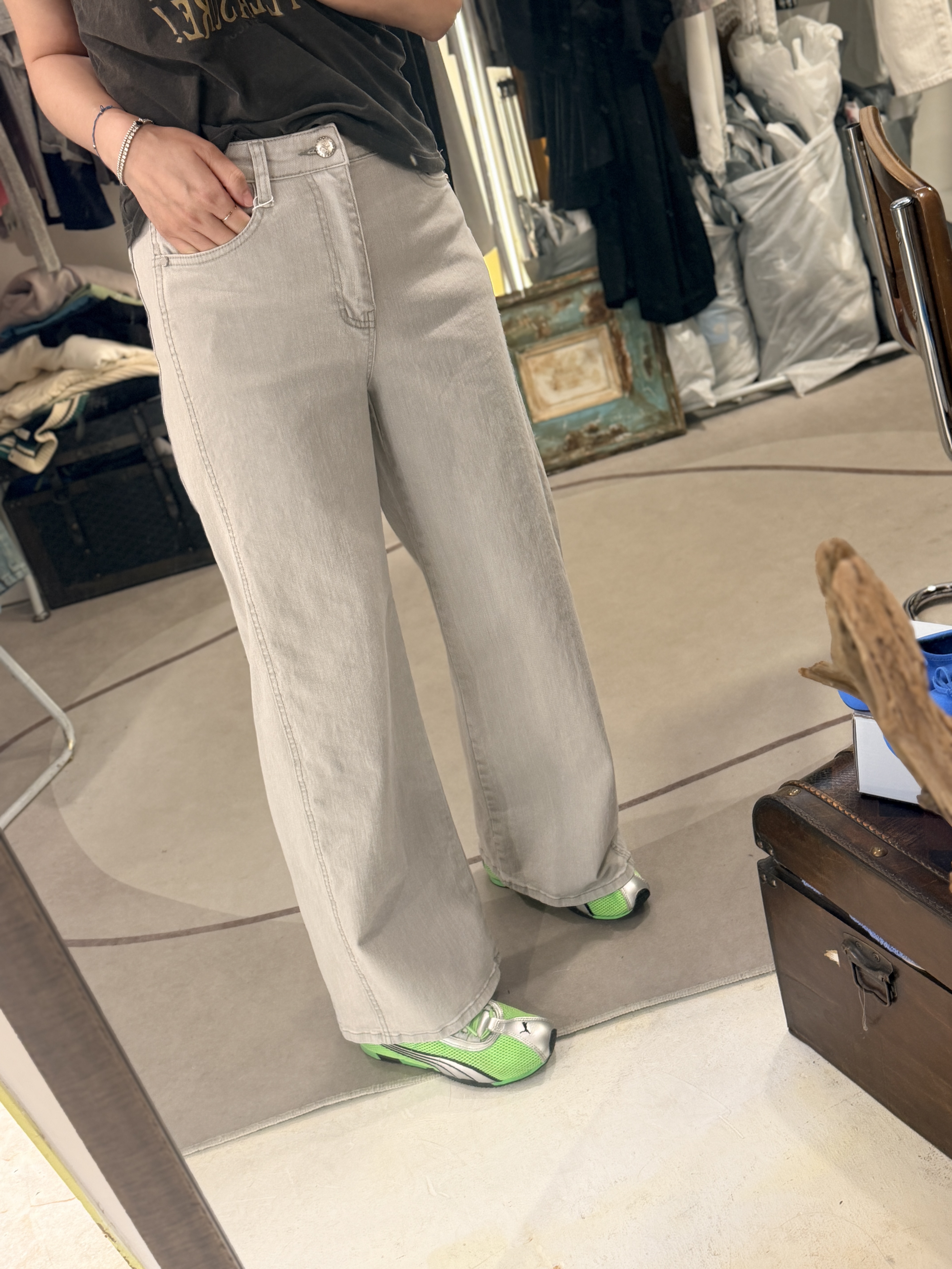 Summer elastic pants