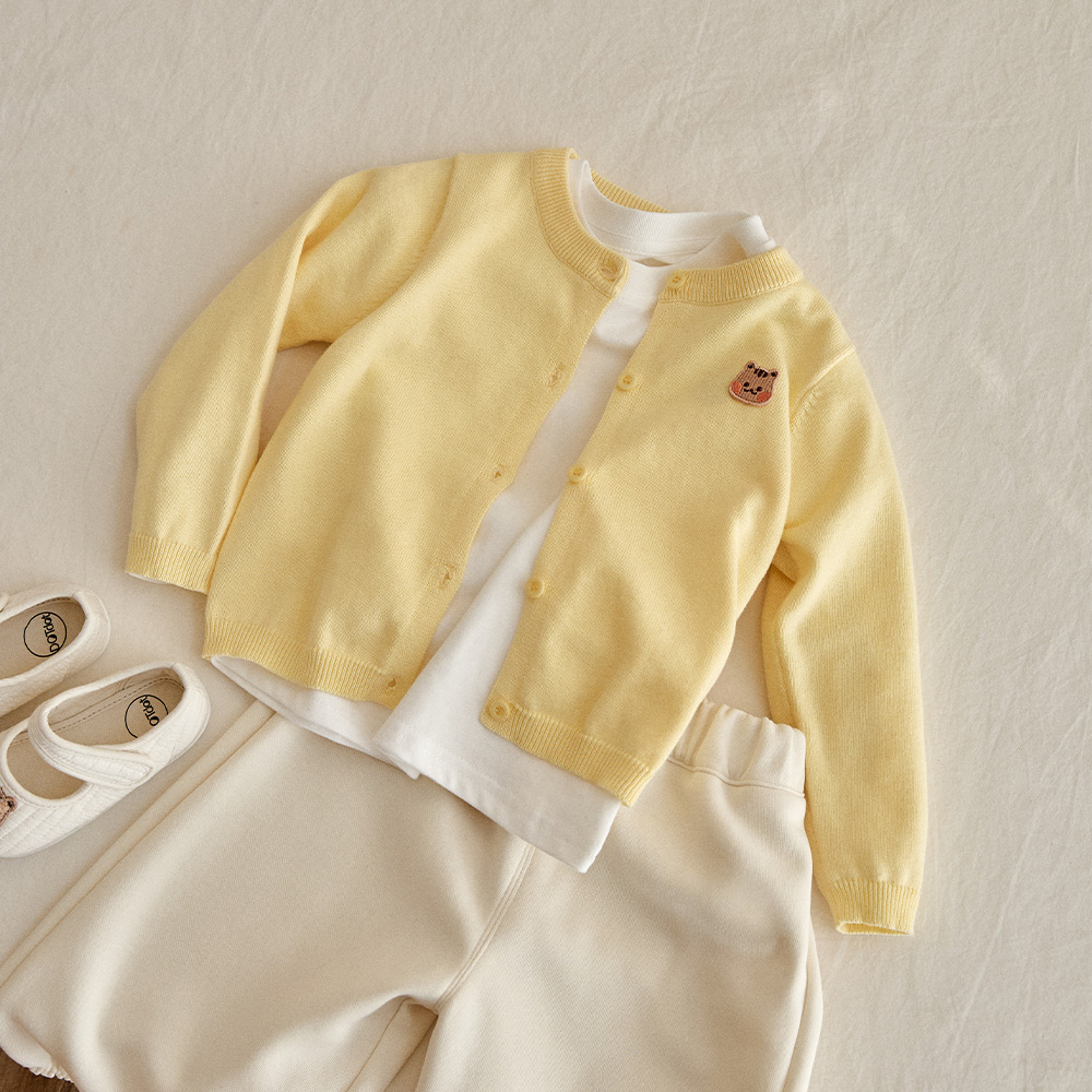 26S/S🌸DTD BASIC春日綿綿純色開衫 130